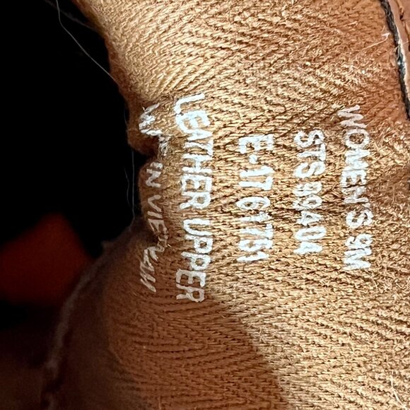 Sperry Dasher Gale heeled ankle boots tan suede size 9M preppy academic 70slook - Picture 2 of 7